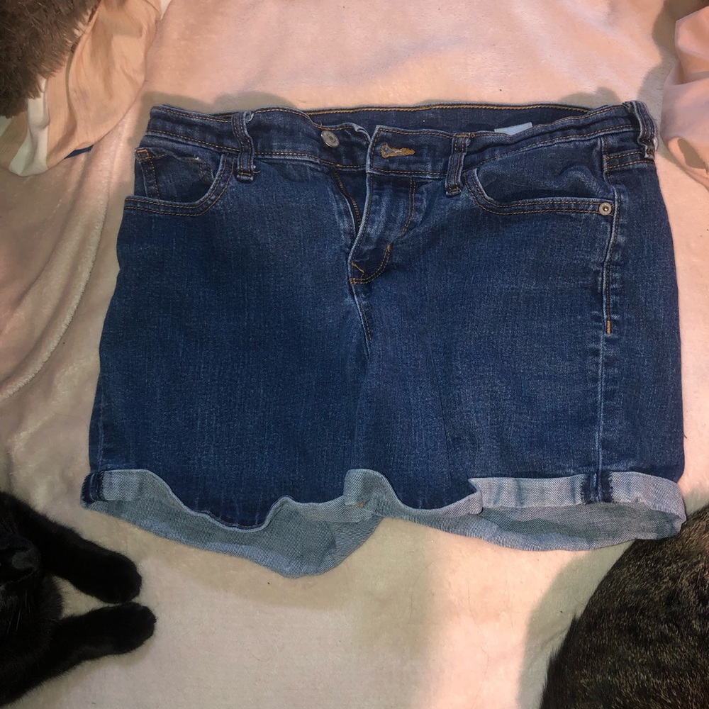 Classic Blue Denim Jean Shorts for Women